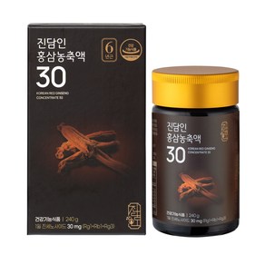 [건강기능식품] 진담인 홍삼농축액 30 고함량 진세노사이드 30mg, 1개, 240g