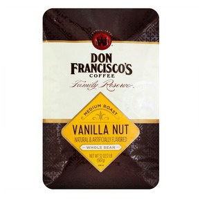 돈 프란시스코 바닐라 너트 홀 빈 커피 907g Don Fancisco's Vanilla Nut Whole Bean Coffee - 2 lbs., 1개, 1개입