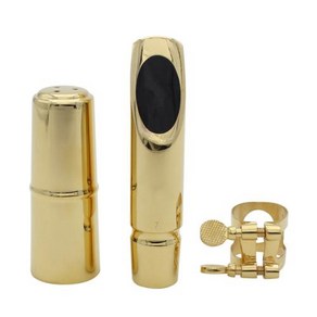 색소폰마우스피스 골드 알토 색소폰 목관 악기 5C 7C 8C E 플랫 메탈, 3) 7C Sax Mouthpiece, 1개