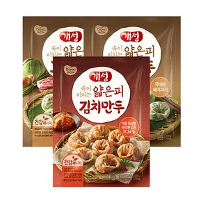 동원 개성 얇은피 고기만두 1kg x 2봉+얇은피 김치만두 1kg, 1개