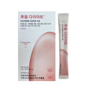 닥터블릿 푸응 다이어트 복숭아맛 푸웅 6g x 20포 10일분, 120g, 1박스