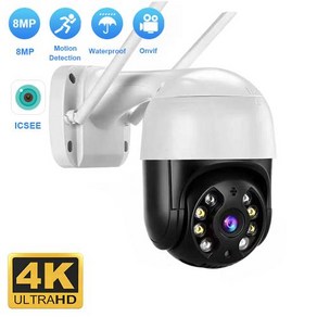 TAITAS 스마트 와이파이 PTZ 카메라 5 배 디지털 줌 AI 인간 감지 ONVIF 무선 CCTV IP 카메라 IPTV 보안 보호 4K 8MP, 2) 2MP No Cad  미국 플러그, 2) 2MP No Cad - 미국 플러그