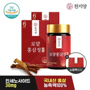 천지양 6년근 로얄 홍삼정 골드240g, 240g, 2개