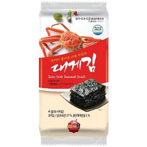 대게김 도시락김 4g 128봉, 1박스, 2kg