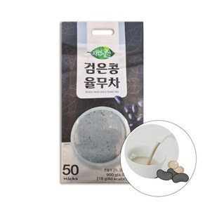 H창 검정콩 흑미 옥수수 율무차 분말 스틱 50개입, 1개, 18g