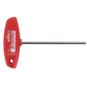 WIHA 티렌치 독일 T자렌치 육각 T렌치 숏 롱 2mm-12mm, 1.이하 T렌치(숏), 2MM(100MM), 1개