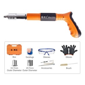 codless nail gun ivet tool pneumatic ivet gun wood concete wall ancho wie slotting device home, 액세서리와 함께, 1개