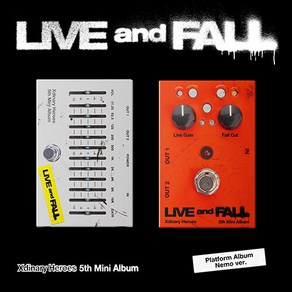 [Xdinay Heoes] 엑스디너리 히어로즈 미니 5집 랜덤1종 LIVE and FALL [플랫폼] / QR카드+포토카드6종+메시지포토카드6종+아크릴스티커