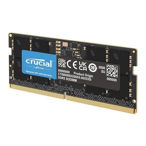 Cucial DRAM CT12G56C46S5 12GB DDR5 5600MHz (또는 5200MHz 또는 4800MHz) 노트북 메모리