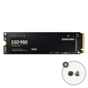 삼성전자 980 NVMe M.2 500GB + M.2 SSD 고정용 나사 2개