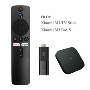 가전 액세서리 Mi TV 스틱 MI 박스 S 4K 블루투스 음성 리모컨 리모콘 XMRM006, 한개옵션0