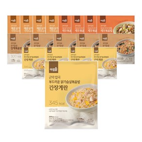 [아임닭] 맛있는 닭가슴살 곤약볶음밥 4종 혼합, 200g, 18개