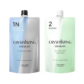 시세이도 프로페셔널 크리스탈라이징 알파N(손상모) + 에멀젼타입 1제 + 2제, 1세트, 400ml