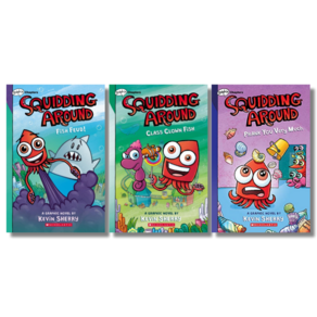 Squidding Aound #1~3 Set, SCHOLASTIC