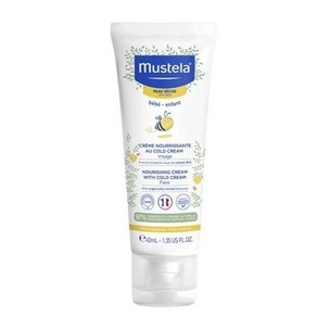 MUSTELA 프랑스 정품 무스텔라 베베 페이스 콜드 크림 40ml (건조한 피부를 위한 영양 및 보습 크림), 1개