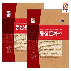 [퀴클리몰] 사조오양 등심 돈까스, 2개, 1.5kg