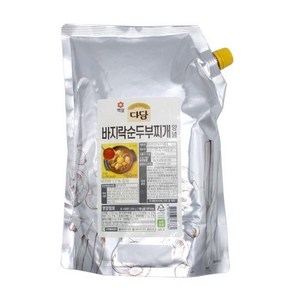 cj 다담 순두부찌개양념, 2kg, 6개