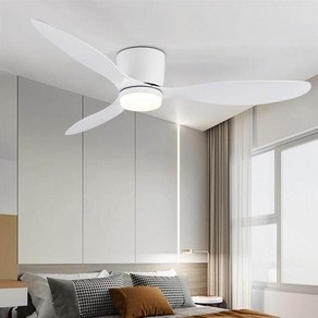 우드 천장선풍기 원목 천장실링팬 저소음 거실 천정 카페, 52인치