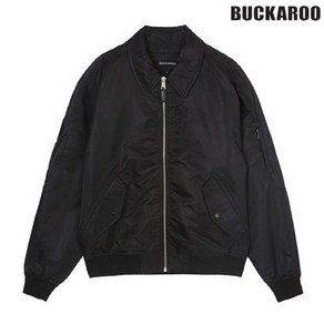 버커루 [BUCKAROO] 2021 프리미엄 남여공용 카라 탈+부착 가능한 전판 깔끔 뒷 백판 레터링 디자인의 멋스러운 오버 루즈핏 항공 점퍼