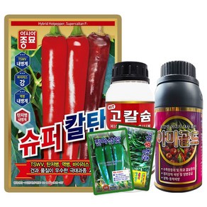 슈퍼칼탄 고추 씨앗 1200립, 1세트