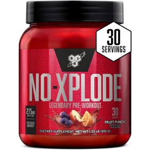 BSN 노익스 1.2lb 노익스부스터 포도 NOXplode 노익스플로드 30회, 프룻펀치, Fuit Punch, 1개, 555g