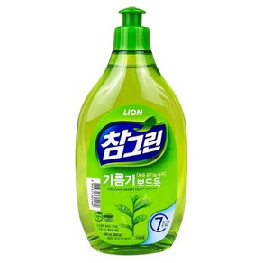 참그린 녹차뽀드득 용기 500g / 480ml 1개