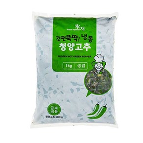 냉동 청양고추 다진마늘 대파슬라이스 (각1kg)선택, 1개, 1kg 고추