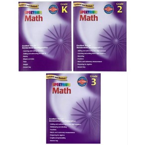 영어원서 수학 교재 스펙트럼 SPECTRUM Math (3종택1) 수학 Wokbook 워크북 활동지 리소스북, Gade 3