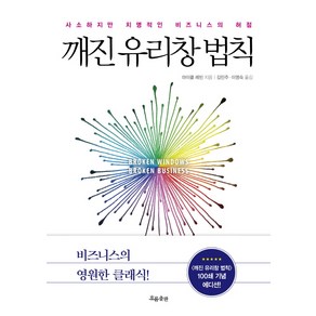 깨진 유리창 법칙(100쇄 기념 에디션):사소하지만 치명적인 비즈니스의 허점, 흐름출판, 마이클 레빈