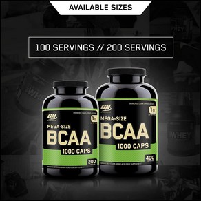 [미국]Optimum Nutition Instantized BCAA 분지쇄 필수 아미노산 캡슐 1000mg, 1개, 60정