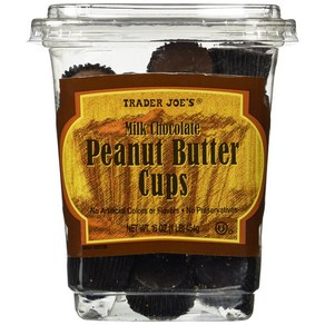 Tade Joe's Milk Chocolate Peanut Butte Cups 16 OZ(1 LB) Tade Joe's 밀크 초콜릿 땅콩 버터 컵 16 OZ(1 LB), 1개, 453g