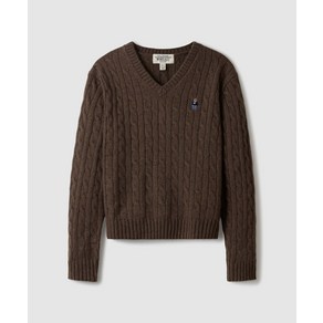 [후아유] Steve Cable V-Neck Pull ove / WHKAE4912F