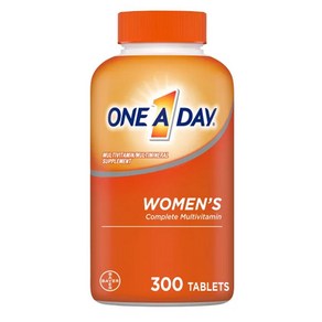 바이엘 여성용 종합비타민 원어데이 300정 (타블렛) Baye One A Day Womens Health Fomula 300tabs, 1개