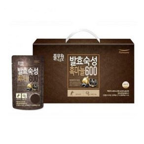 [2+1] 풀무원녹즙 발효숙성 흑마늘600 건강즙 흑마늘즙 80ml x 30포, 1개