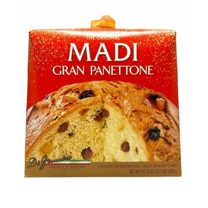 Madi Gan Panettone 이탈리안 전통 오븐 베이크드 케익, 1개, 1kg