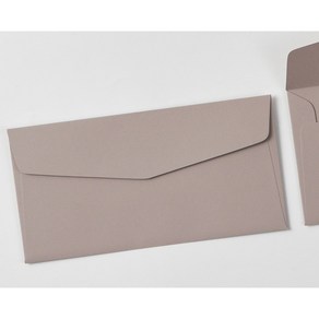 200x100mm 웨딩 청첩장 초대장 감사장 행사용 컬러 봉투 예쁜컬러 50p, 버치그레이, 50매