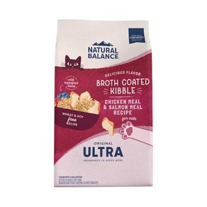 [고양이캔 80gx2개 증정] 내추럴발란스 캣 울트라프리미엄 닭 연어 2.4kg, 2개, 80g