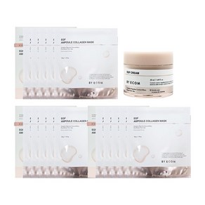 [홈쇼핑 최신상] 바이애콤 EGF 콜라겐 마스크 3박스(15매)+크림 50ml, 3개