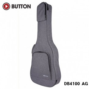 Button 어쿠스틱기타 케이스 Acoustic Gig Bag DB4100 Ash Gey, 1개