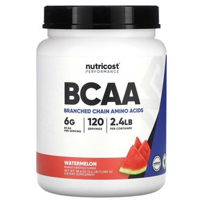 뉴트리코스트 퍼포먼스 BCAA 워터멜론 1080g, 1.08kg, 1개