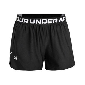 [매장정품] 언더아머 UNDERARMOUR 여성 플레이업 사이드 메쉬 반바지 1366938-002