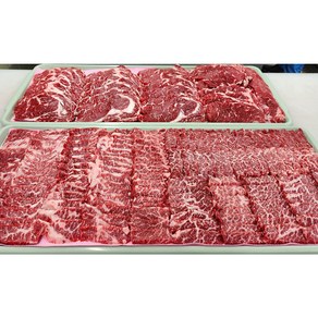 1등급 국내산 소고기 한상모둠 1kg 꽃등심300g 채끝살300g 갈비살200g 살치살200g, 1개