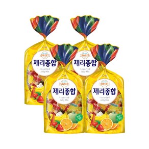 청우식품 제리종합, 500g, 4개