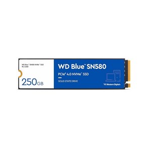 웨스턴디지털 Westen Digital 4TB WD Blue SN5000 NVMe 내부 솔리드 스테이트 드라이브 SSD PCIe Gen 4.0 M.2 2280 최대 5500M, 이전 세대_250GB