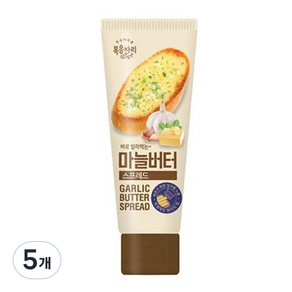 복음자리 발라먹는마늘버터스프레드, 100g, 5개