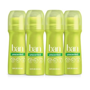 4개세트 남녀공용 반 데오드란트 롤온 ban deodorant 3종