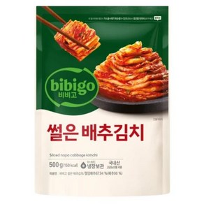 CJ 비비고 썰은배추김치, 500g, 5개