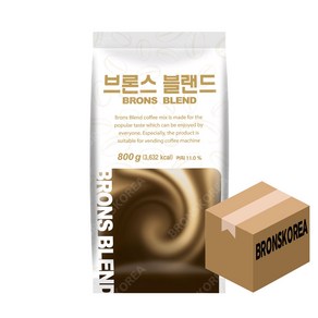희창 브론스 블랜드 800g X 10개 자판기용 커피믹스, 1개입