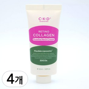 종근당건강 CKD 레티노콜라겐 괄사 목주름 크림 리필, 50ml, 4개