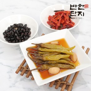 반찬단지 국민반찬세트 무말랭이1kg + 고추장아찌1kg + 콩자반1kg, 1세트, 3kg